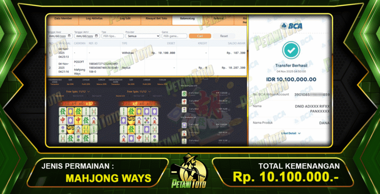 LINK MAHJONG PETANITOTO GACOR