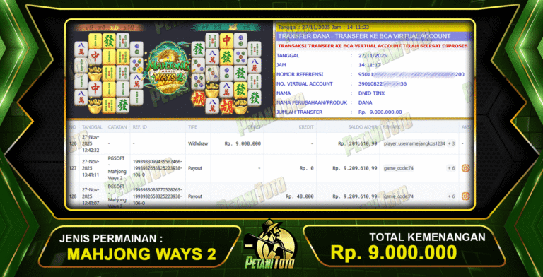 SCATTER MENGGILA SLOT MAHJONG