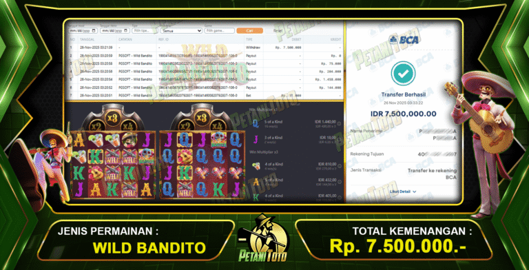MODAL RECEH MENANG PETANITOTO