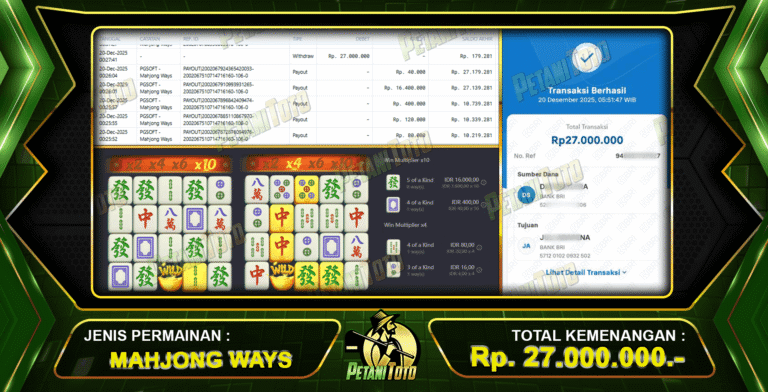 WIN MAHJONG WAYS PETANITOTO