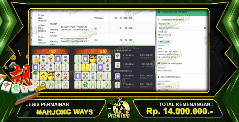 MAHJONG WAYS BAGI BAGI
