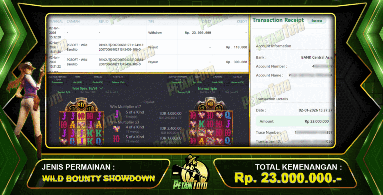SLOT PETANITOTO HARI INI
