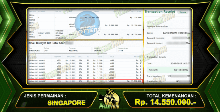 ANGKA JITU TOGEL SINGAPORE