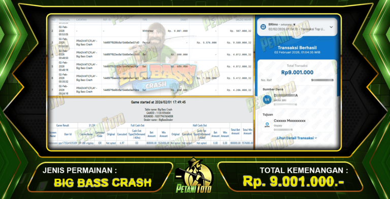 WIN SLOT CRASH PETANITOTO