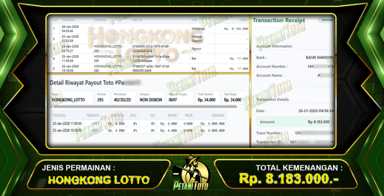 SELALU PUAS HONGKONG PETANITOTO