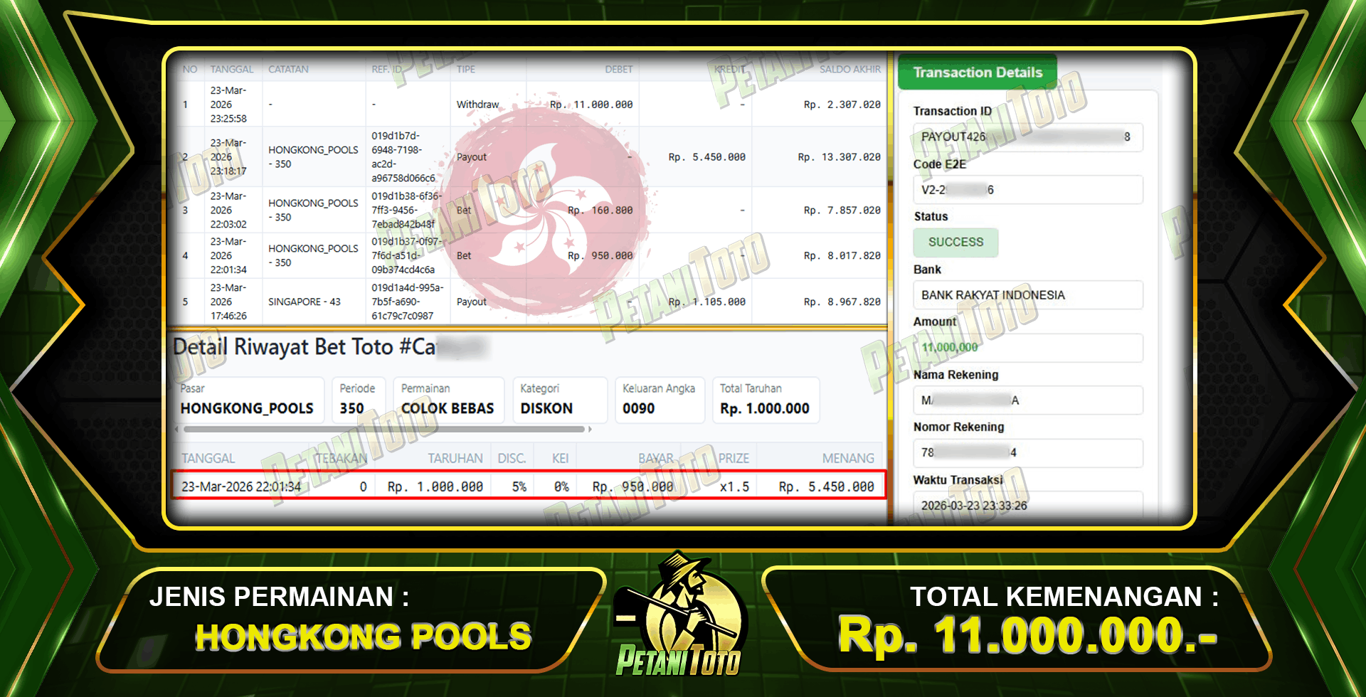 REZEKI TOGEL HONGKONG PETANITOTO
