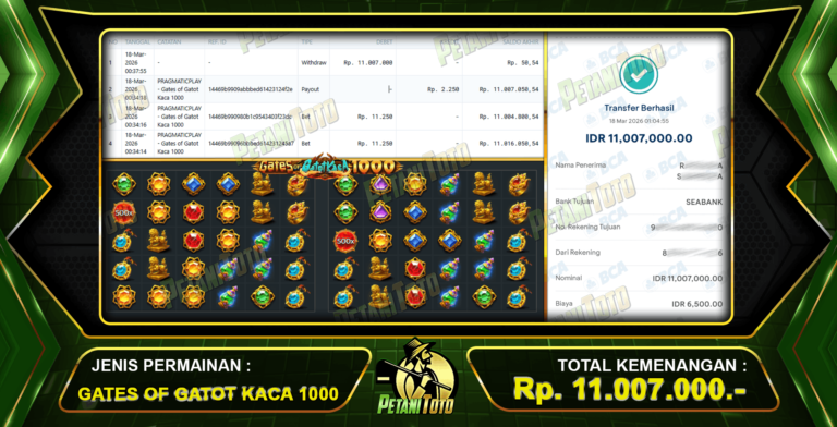 KEBERHASILAN GATOT KACA PETANITOTO
