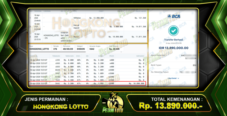 HOKI BANGET TOGEL PETANITOTO